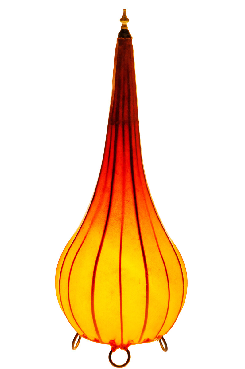 Tischlampe Roana 50cm aus Leder | Marokk box