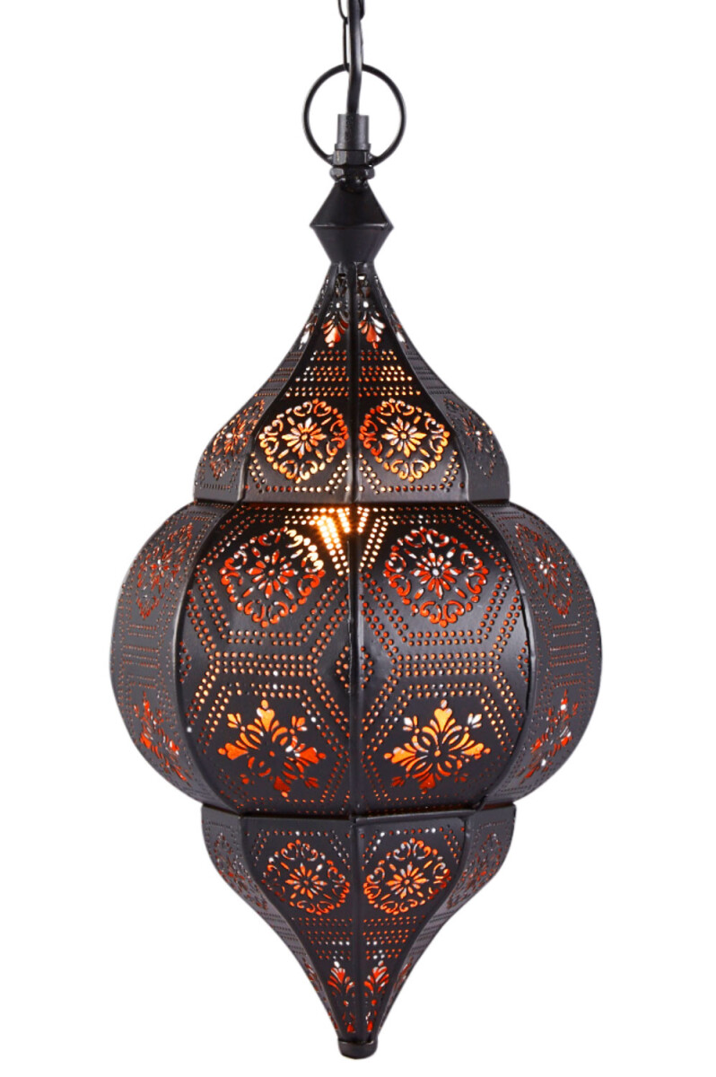 Hängeleuchte Layan Schwarz 40cm | Orientalische Lampe K