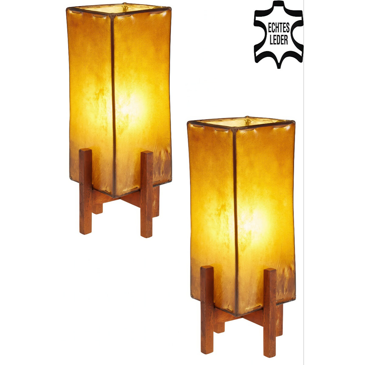 2er SET Janka Braun mit dunkelbraunem Ge box