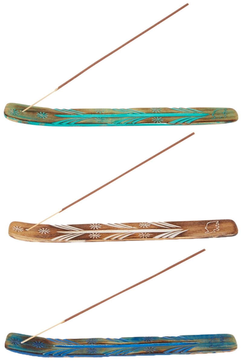 3er Set Räucherstäbchenhalter  box