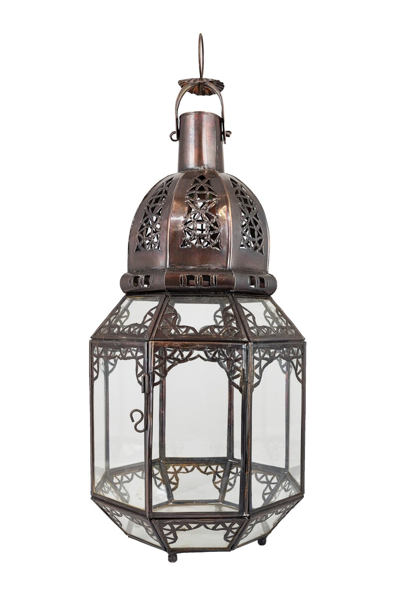 Mediterrane Laterne Haifa Klar 40cm box