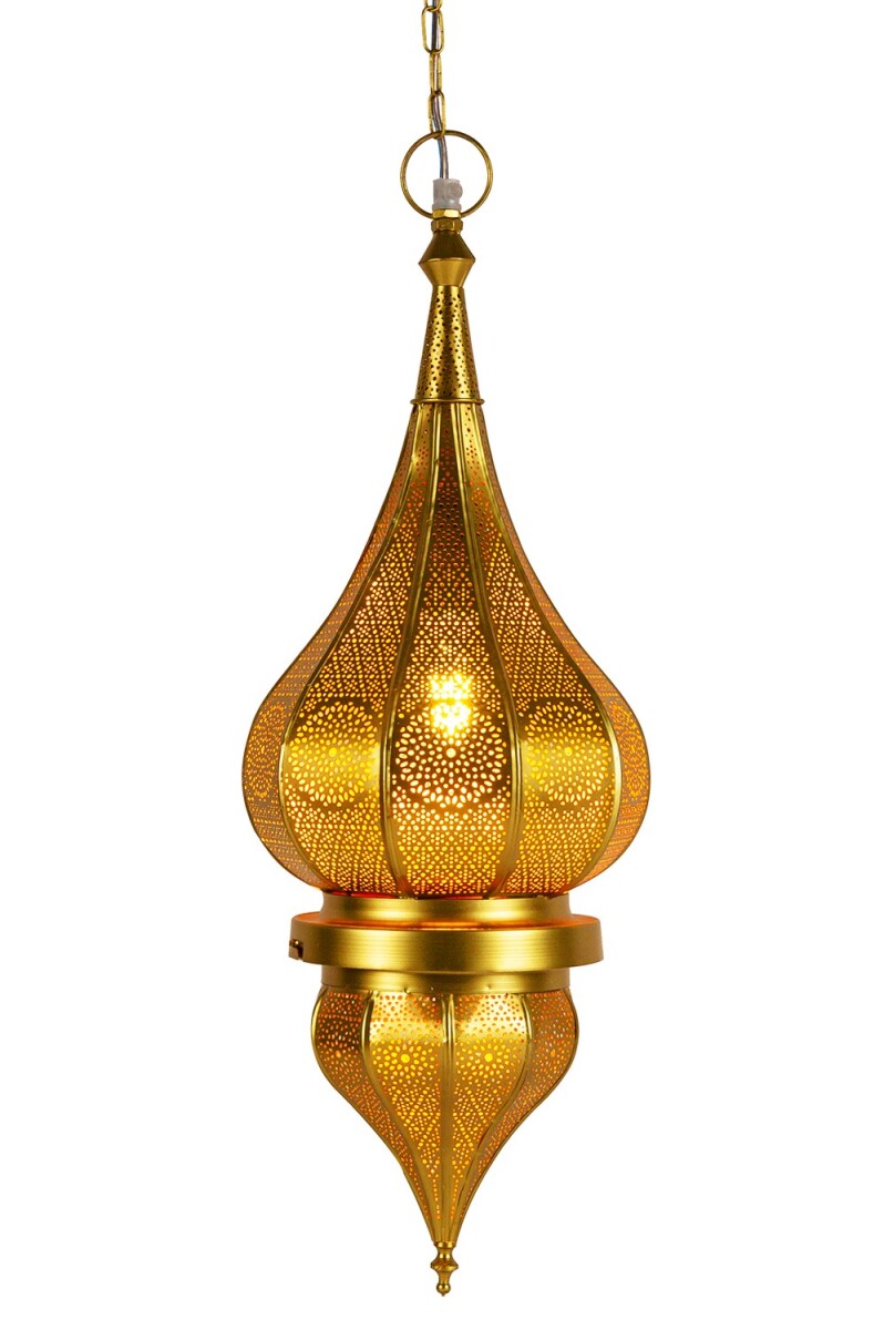 Orientalische Lampe Hängeleuchte Fayna Gold