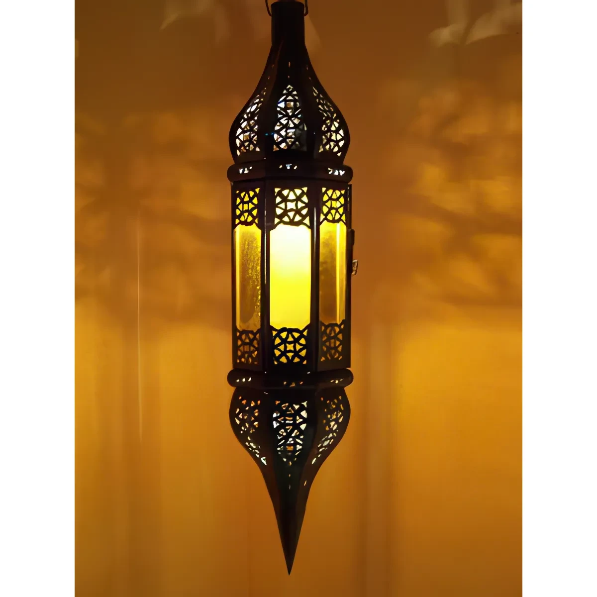 Maurische Deckenlampe Rihana Orange box