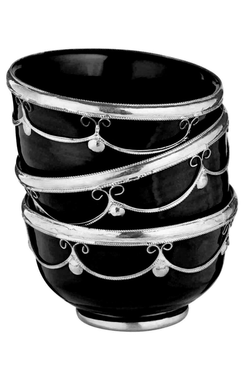 Orientalische Keramik Fingerfood Schale  box