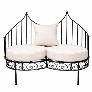 Eisensofa Ronja Gartensofa B120cm | Lounge Sofa...