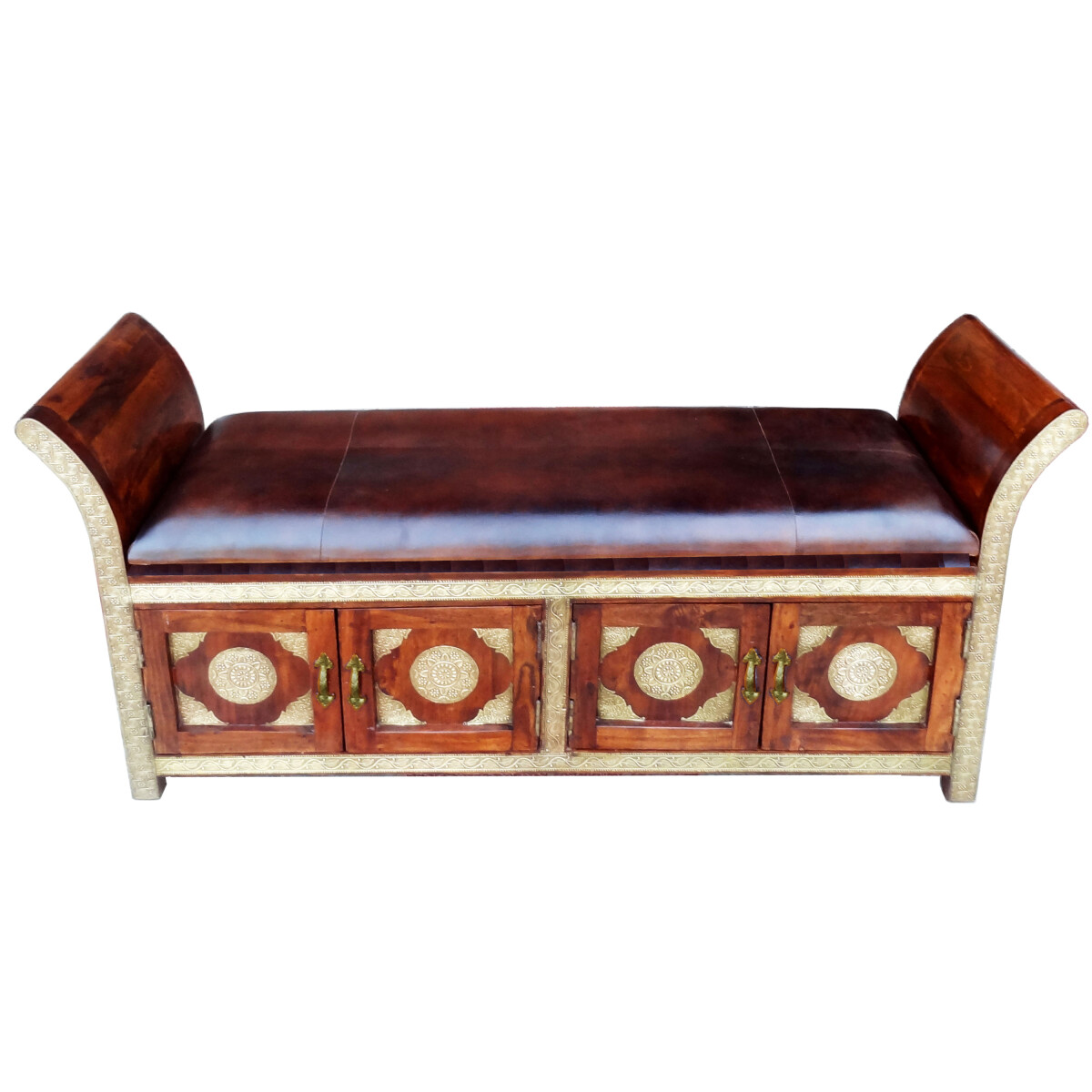 Orientalisches Sitzbank Massivholz Moha 1