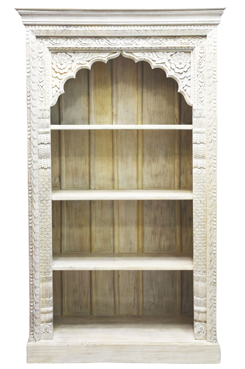 Orientalischer Regal B&uuml;cherregal Holz Massiv...