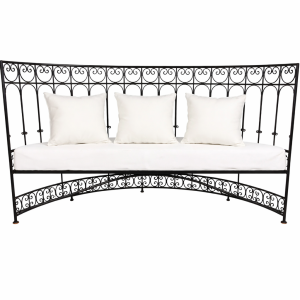 Mediterranes Eisensofa Tinghir Gartensofa B160cm | Lounge...