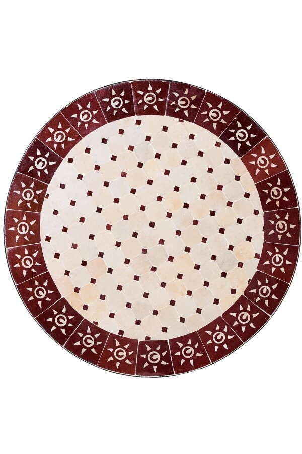 Orientalische Mosaikplatte Sonne Natur/  box