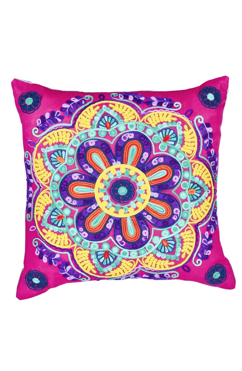 Indisches Zierkissen Sofakissen Balkis (7) - 45x45cm inkl. F