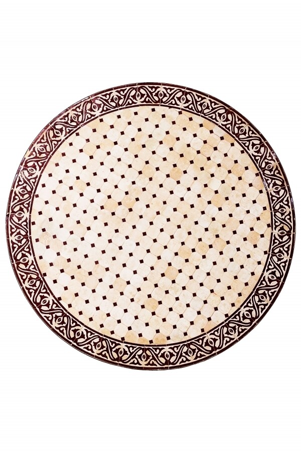 Mosaikplatte Meknes Natur/ Bordaux, 120c box