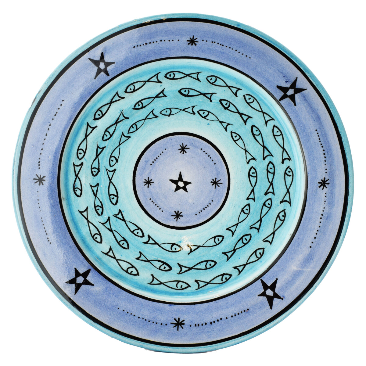 Mediterranischer Keramikteller Samak Bla box