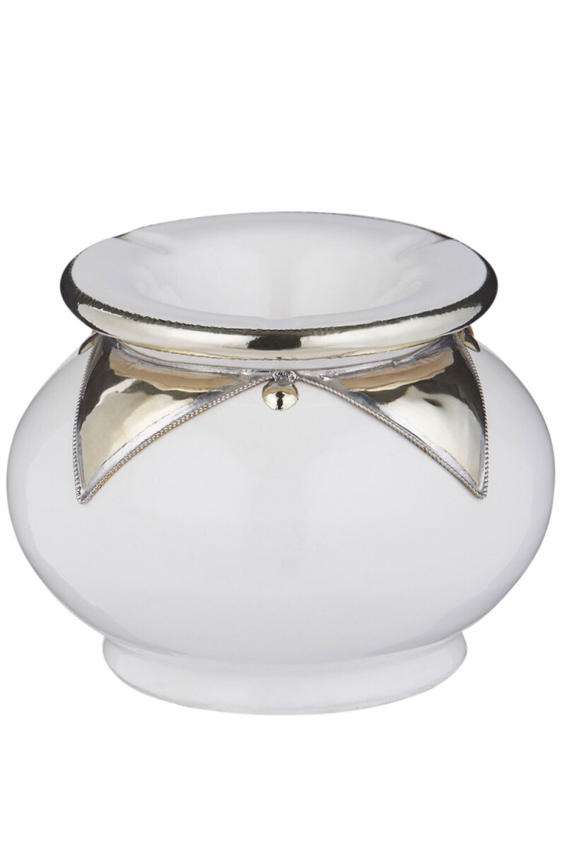 Orientalischer Aschenbecher mit Deckel Kanita Weiss