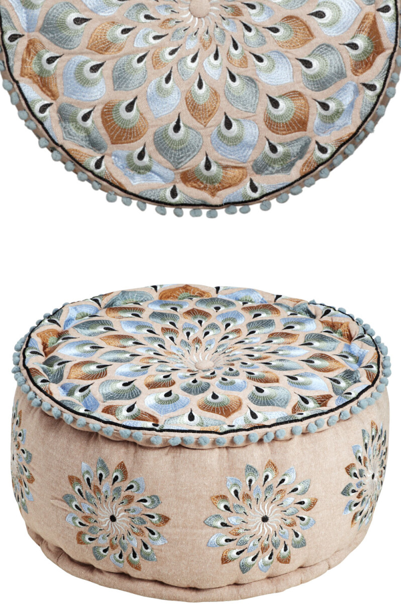 Orientalische Pouf Hocker Bodenkissen De box