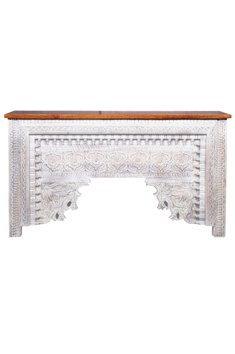 Orientalische Holz Konsole Anrichte Gass box