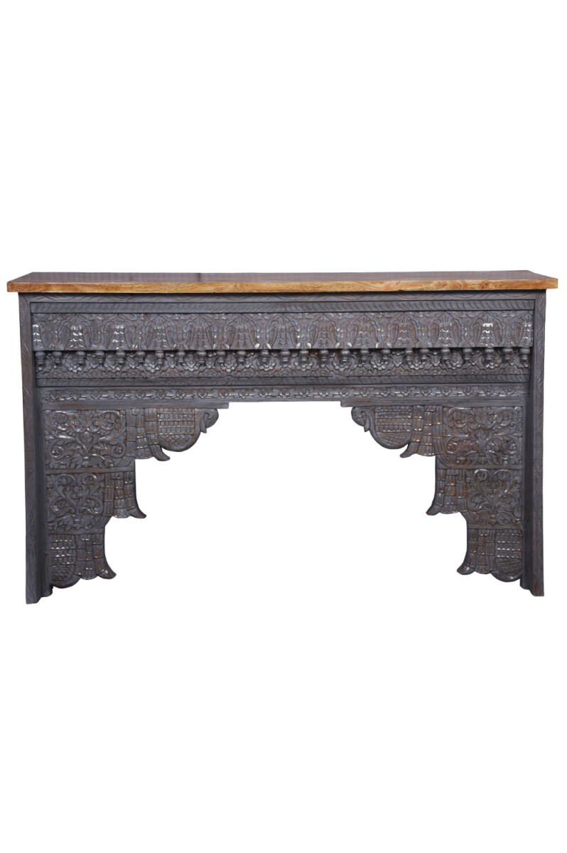 Orientalische Holz Konsole Anrichte Hadi box