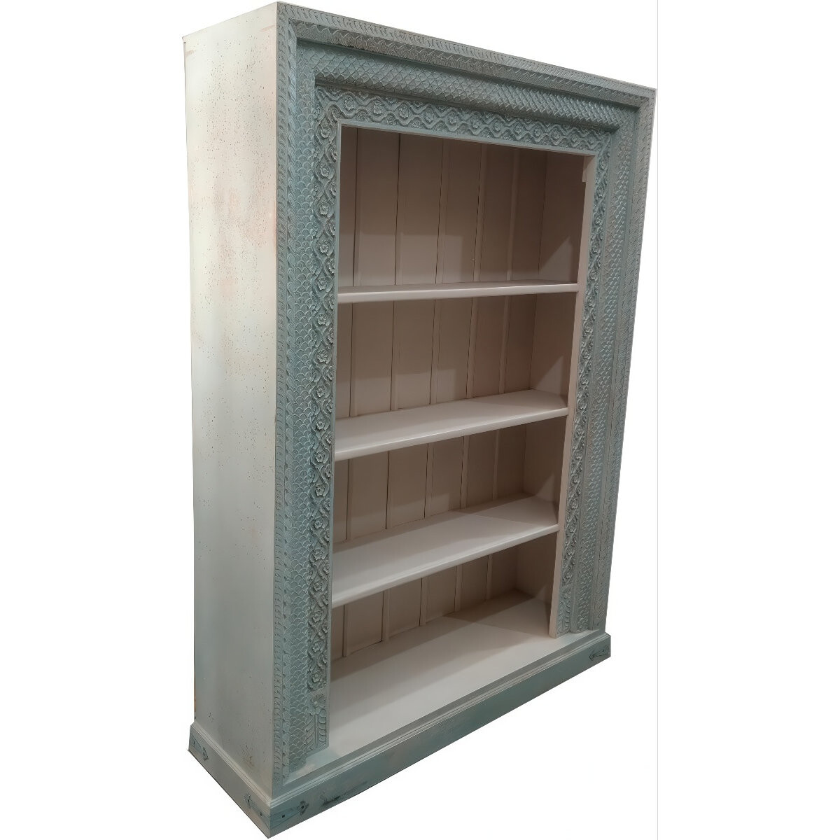 Vintage Regal B&uuml;cherregal Antik 210cm Muster -35-