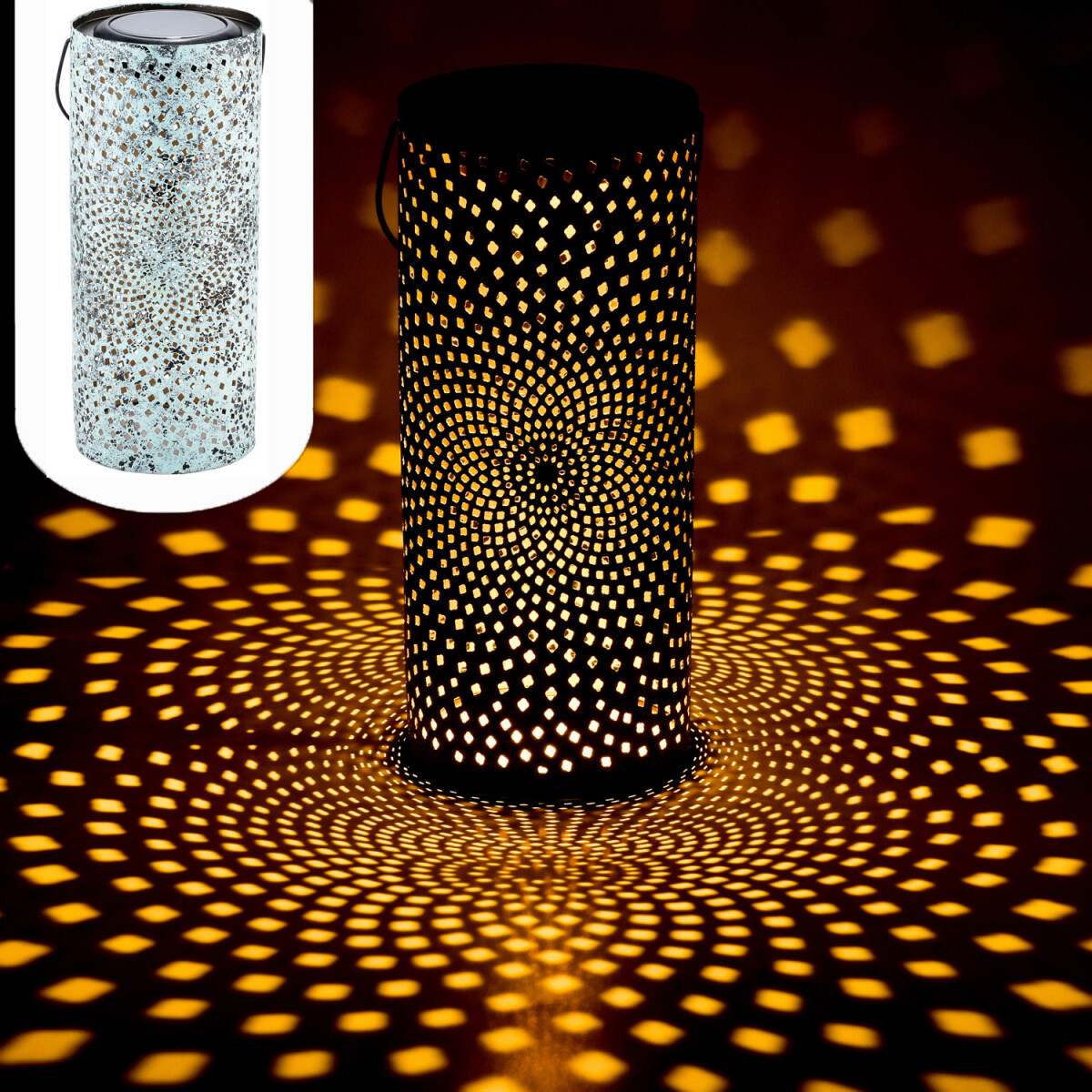 Vintage Solarlaterne Solar Laterne Windl box