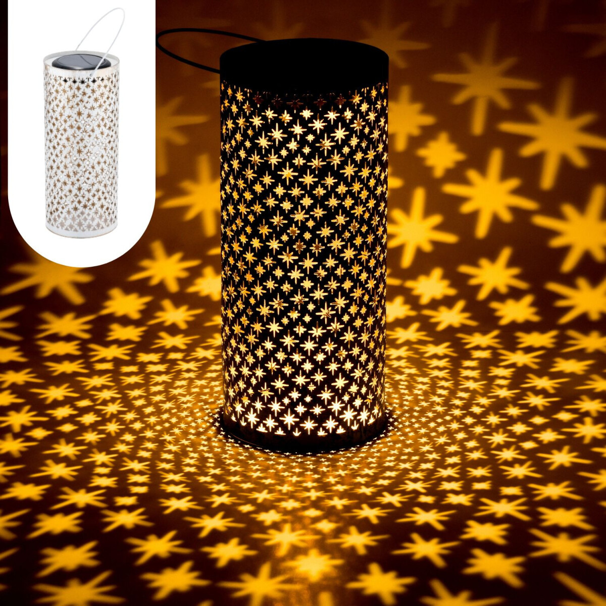 Boho Style Solarlaterne Solar Laterne Wi box