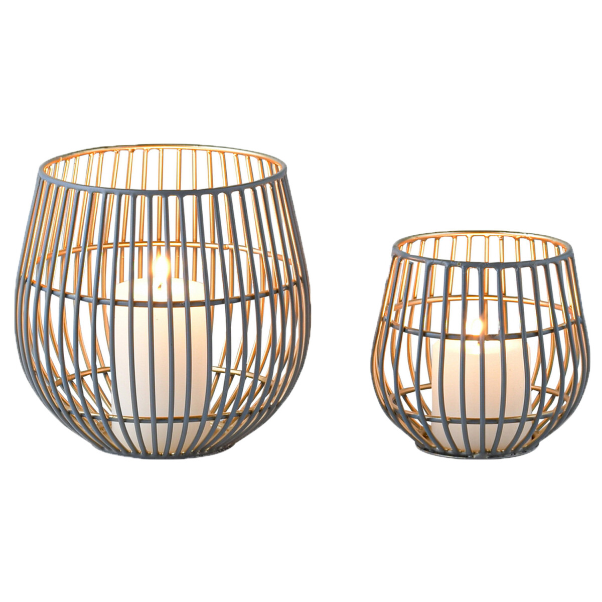 2er Set Moderne Deko Teelichthalter Kerz box