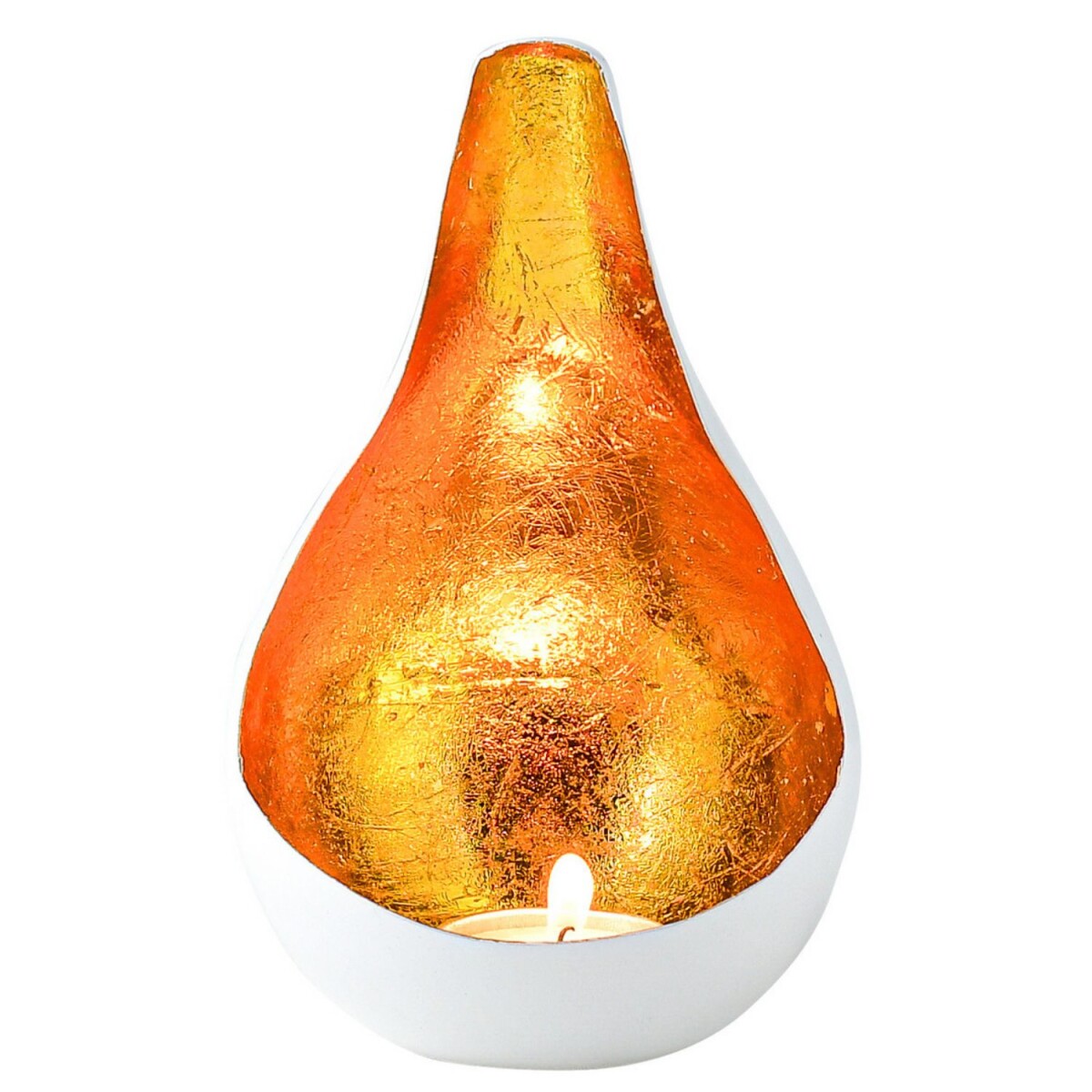 Deko Aesthetic Teelichthalter Kerzenhalter Rasin Weiss