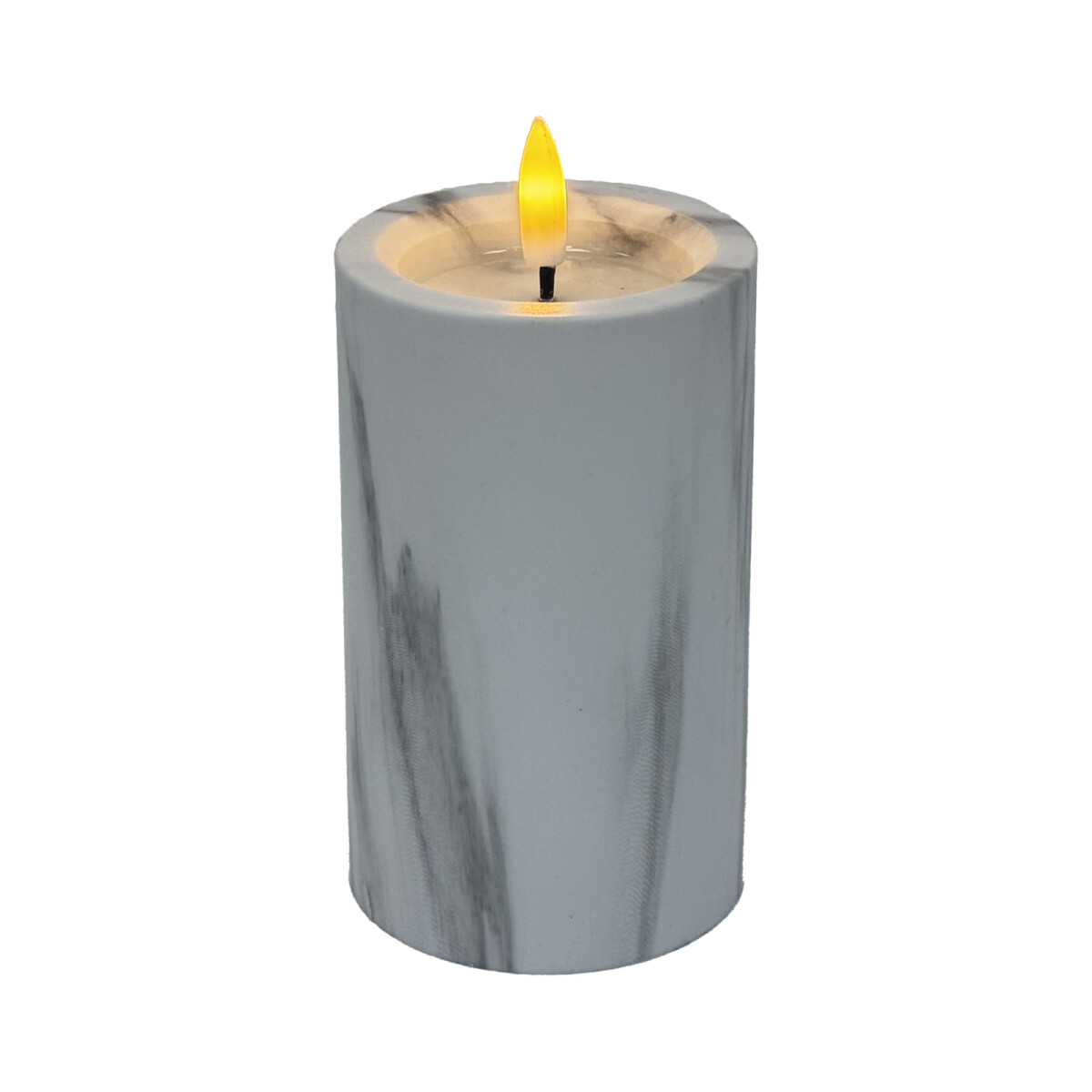 LED Kerze Marmor Design Hony box