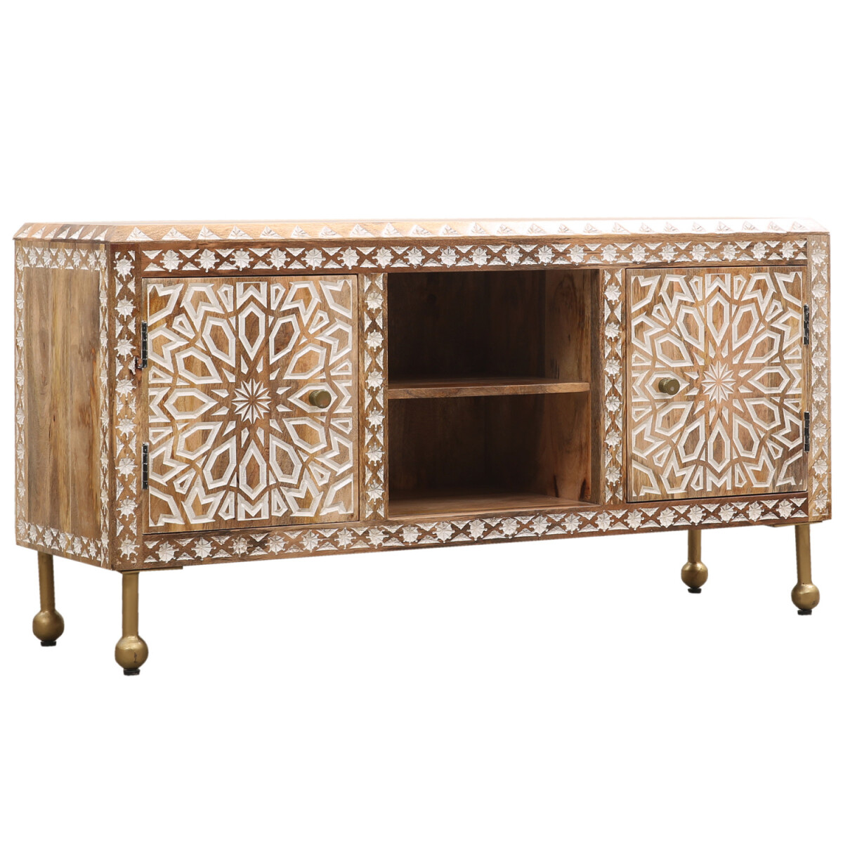 Boho Deko Lowboard TV Schrank Ibrar box