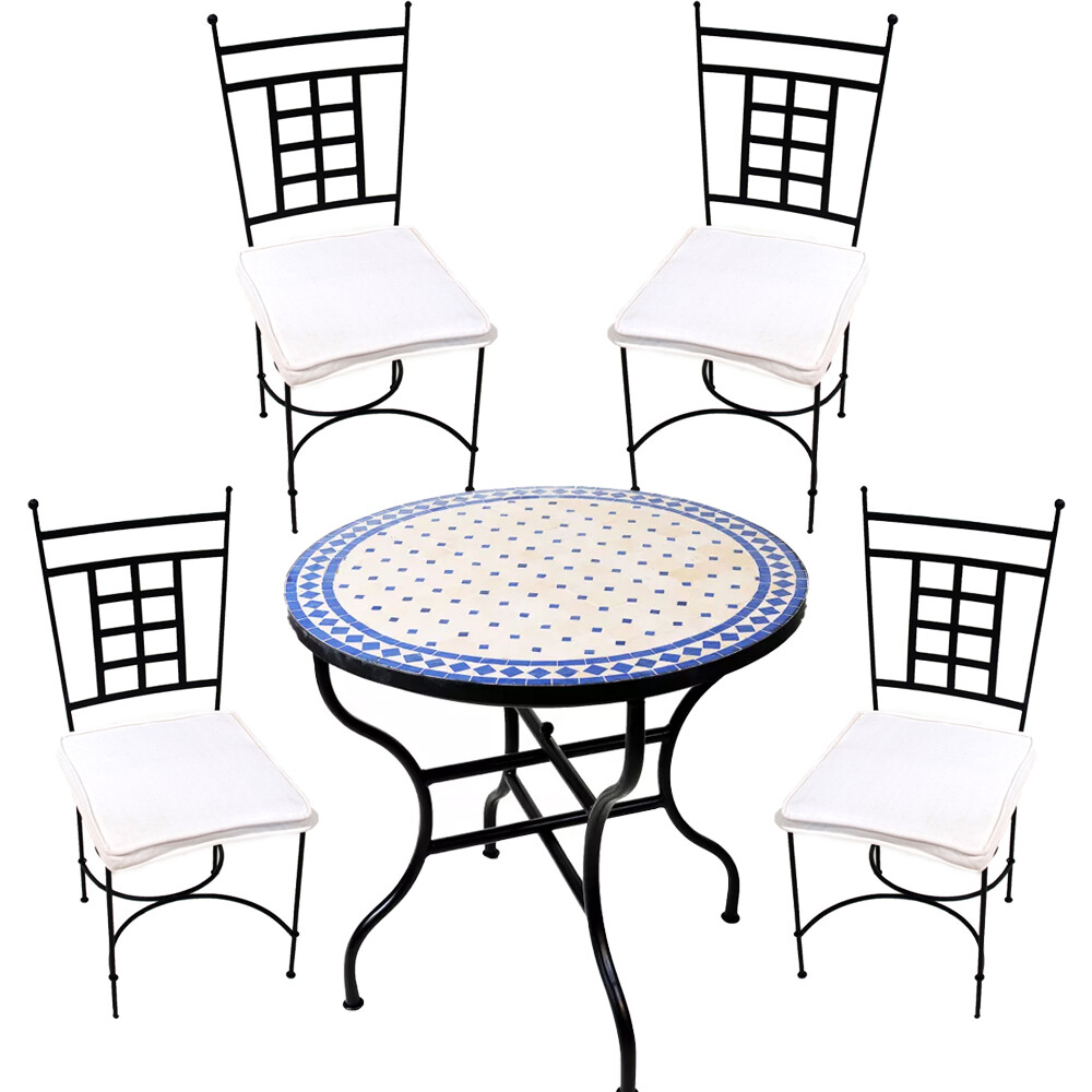 5er Gartenset mediterran Marrakesch Natu box