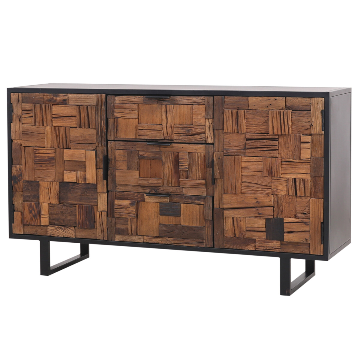 Sideboard Adaline 157cm Holz & Metall im modernen Loft-S