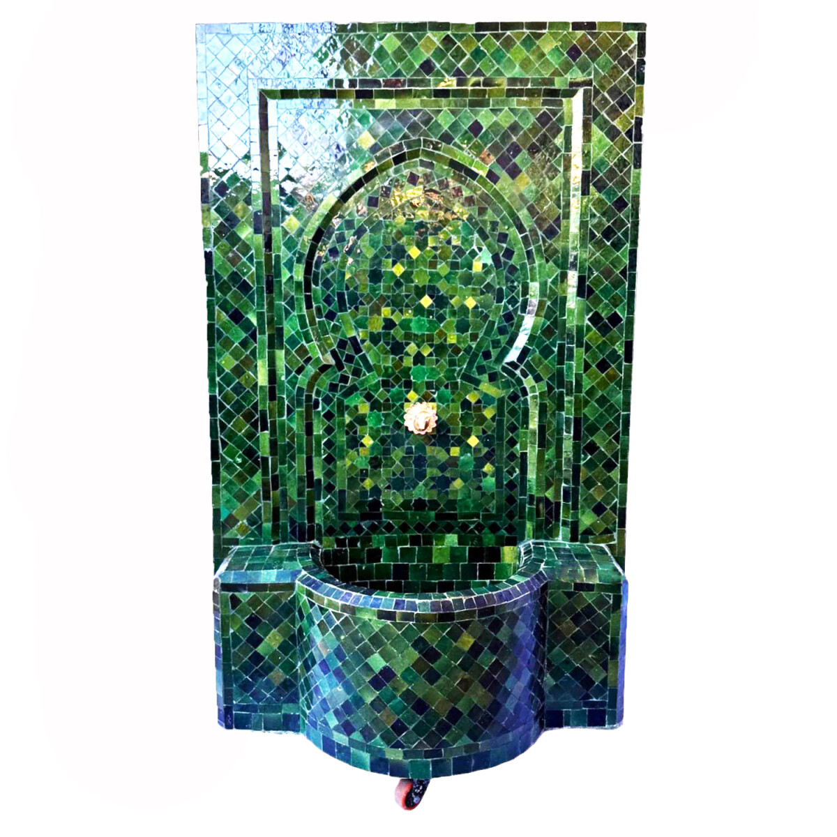 Marokkanischer Mosaik Gartenbrunnen 134c box