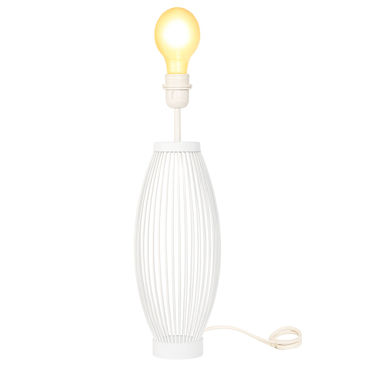 Tischlampenfuß Trefor weiss 51cm – skandinavisch