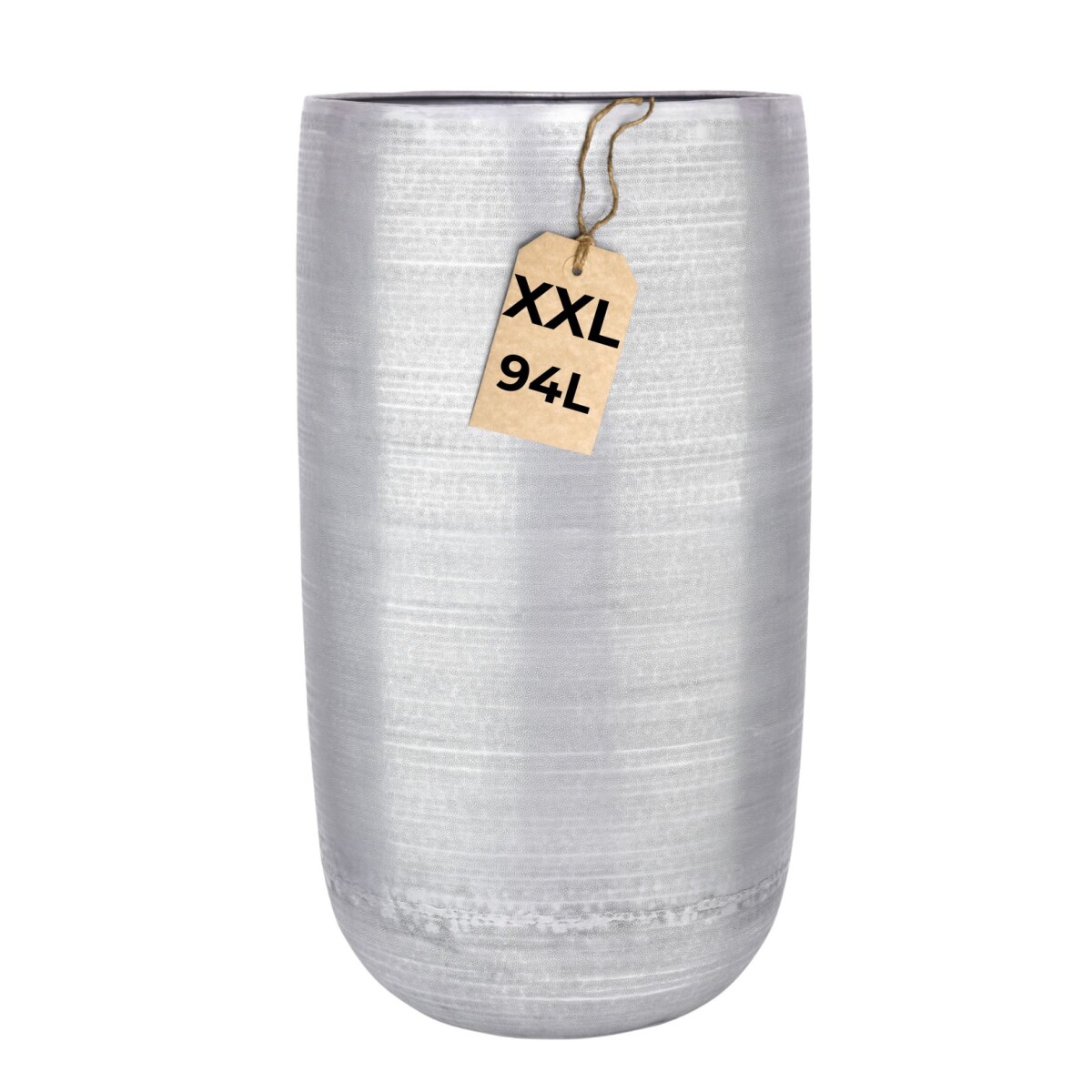 Blumentopf Camiel Silber 71cm - hoher ru box