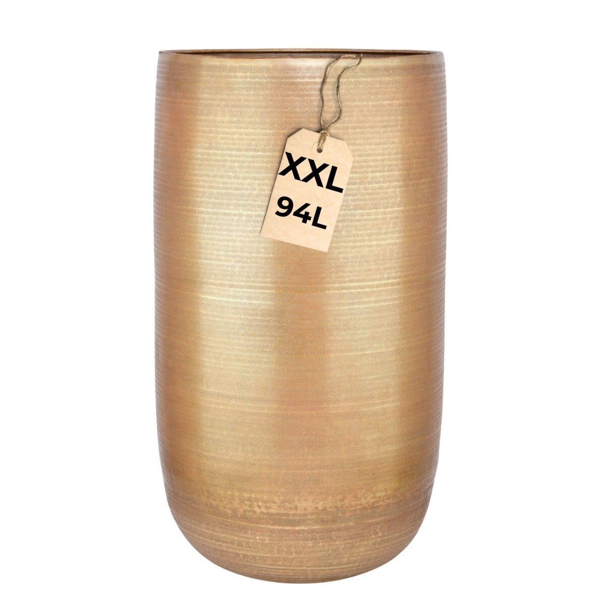 Blumentopf Camiel gold 71cm - hoher rund box