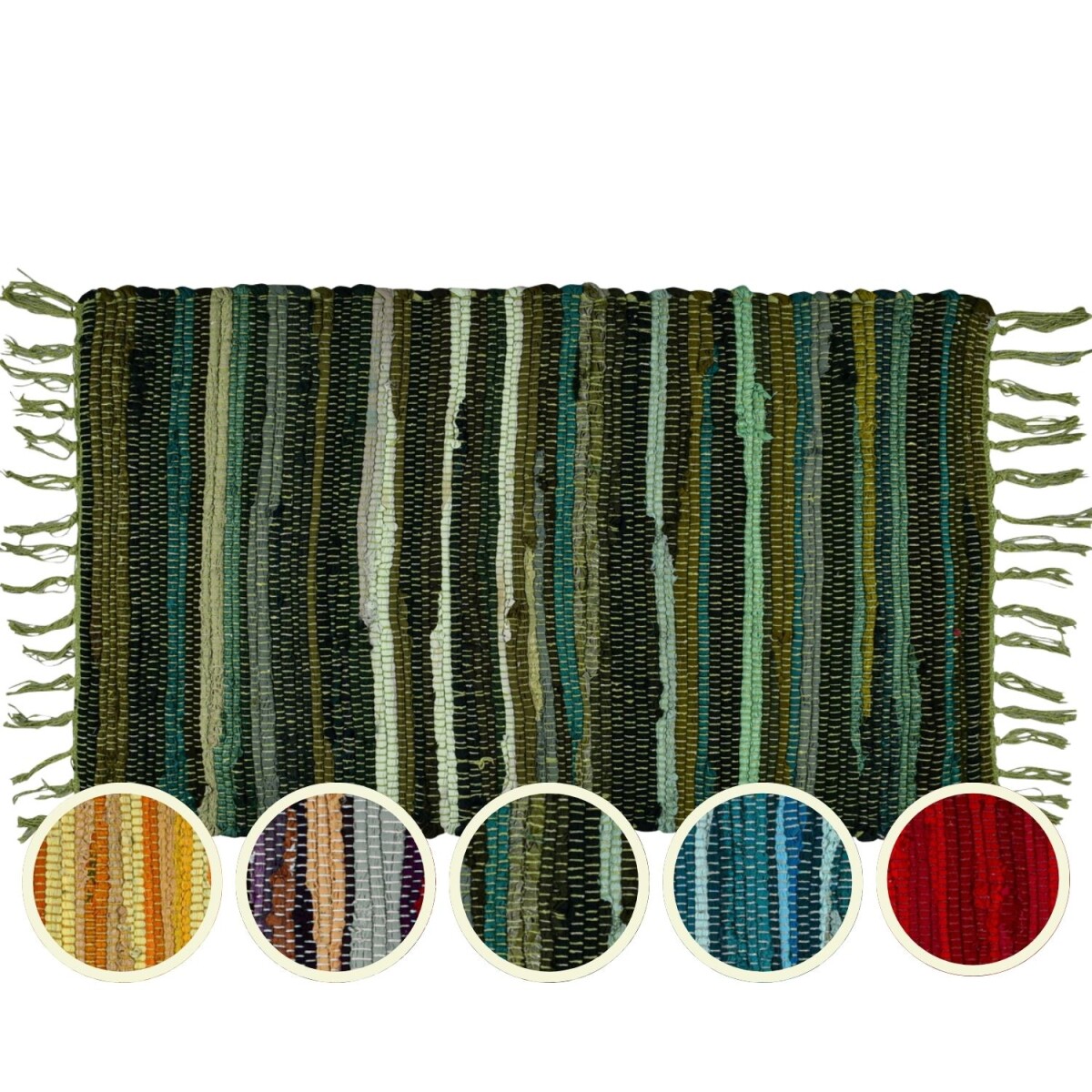 Callum Grün Teppich 90×50cm | box