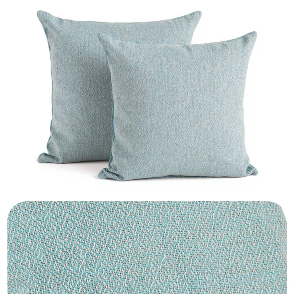 2er Set Kissenbezüge Calix Blau 40c box