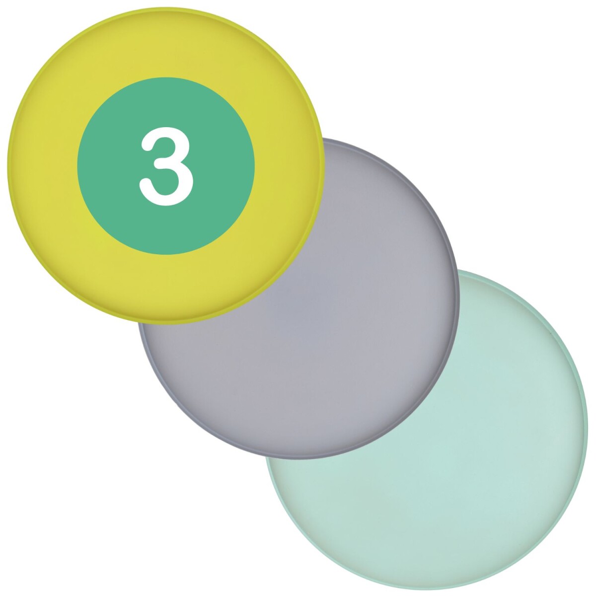 3er Set Callie Pastellfarben Tablett run box