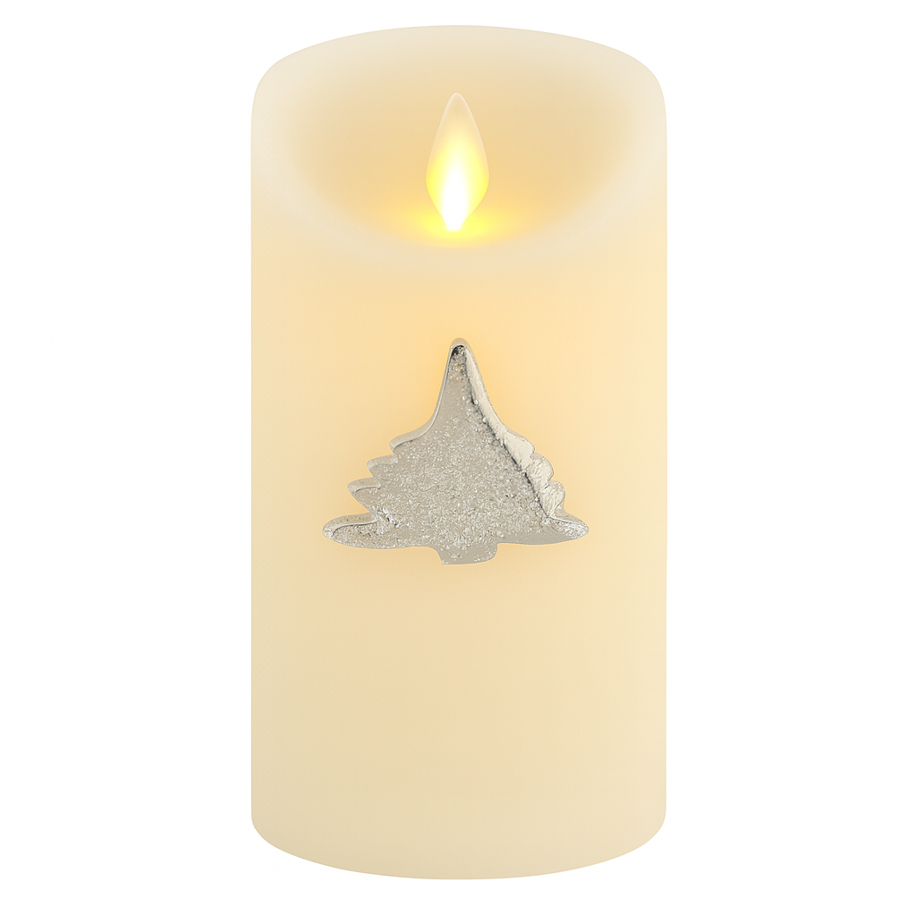 Kerzenpin Caloge B 6cm Silber | Boho Vin box