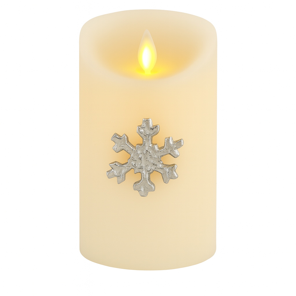 Kerzenpin Caloge E 6cm Silber | Boho Vin box