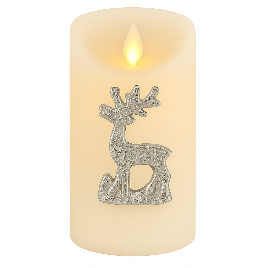 Kerzenpin Caloge F 6cm Silber | Boho Vin box