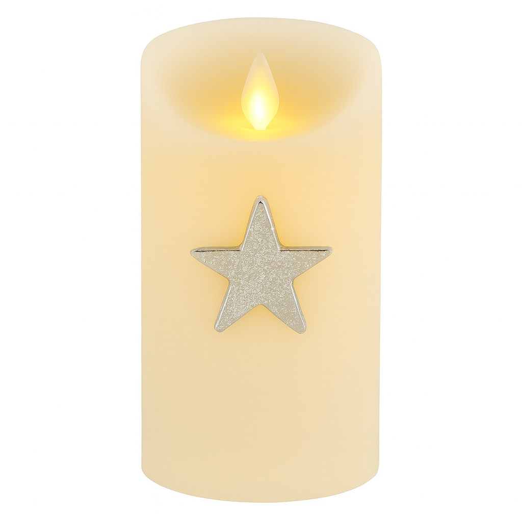 Kerzenpin Caloge K 6cm Silber | Boho Vin box