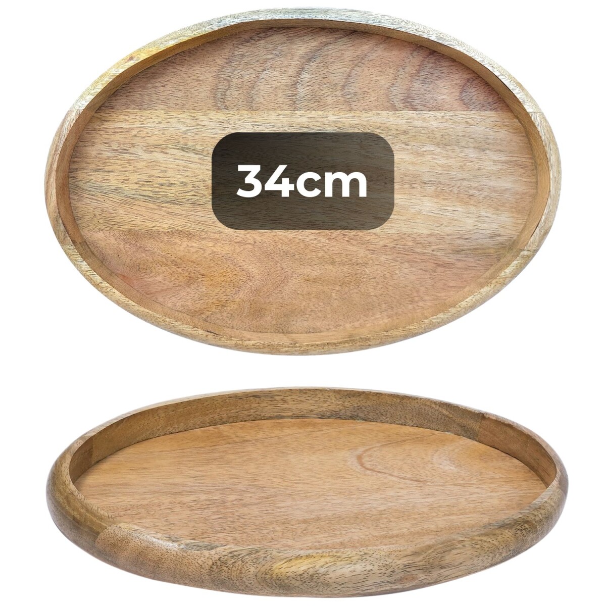 Tablett Cagdas | 34x21 cm Massivholz Dek box