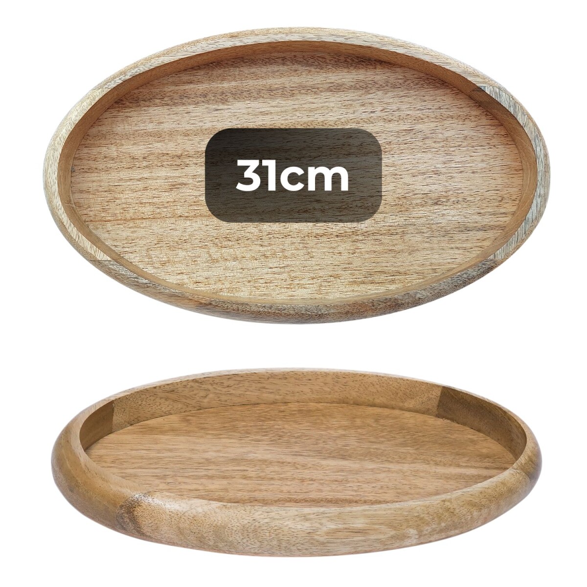 Tablett Cagdas | 31x18 cm Massivholz Dek box