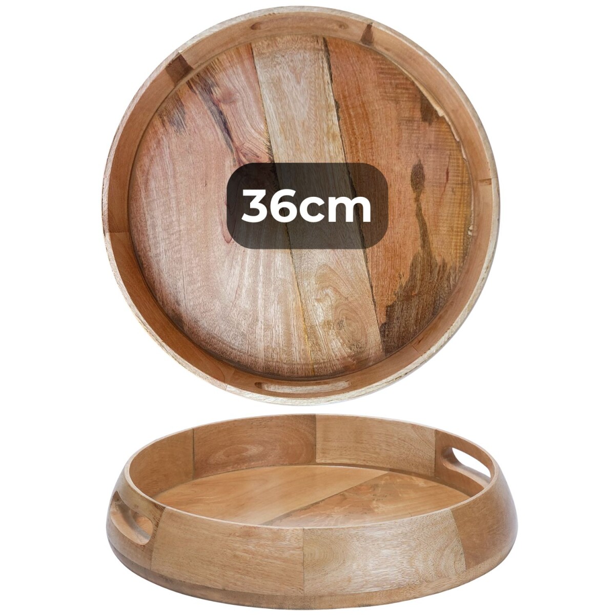 Tablett Kahaya | 36 x 6 cm Massivholz De box