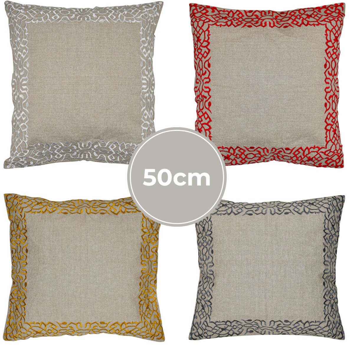 4er Set Kissenbezug Handgefertigt Frisia box