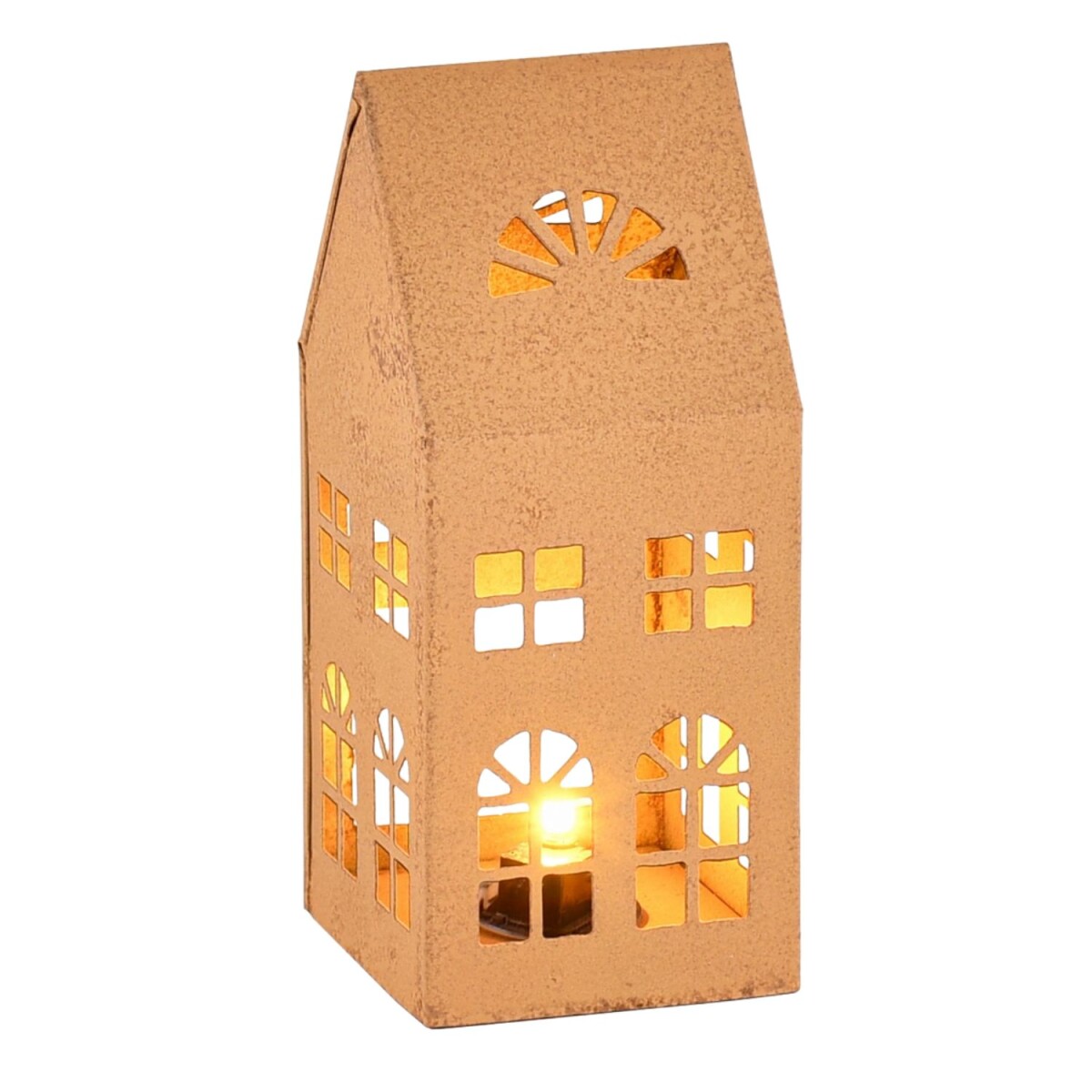 Häuserzeile Teelichthalter Zuhause  box