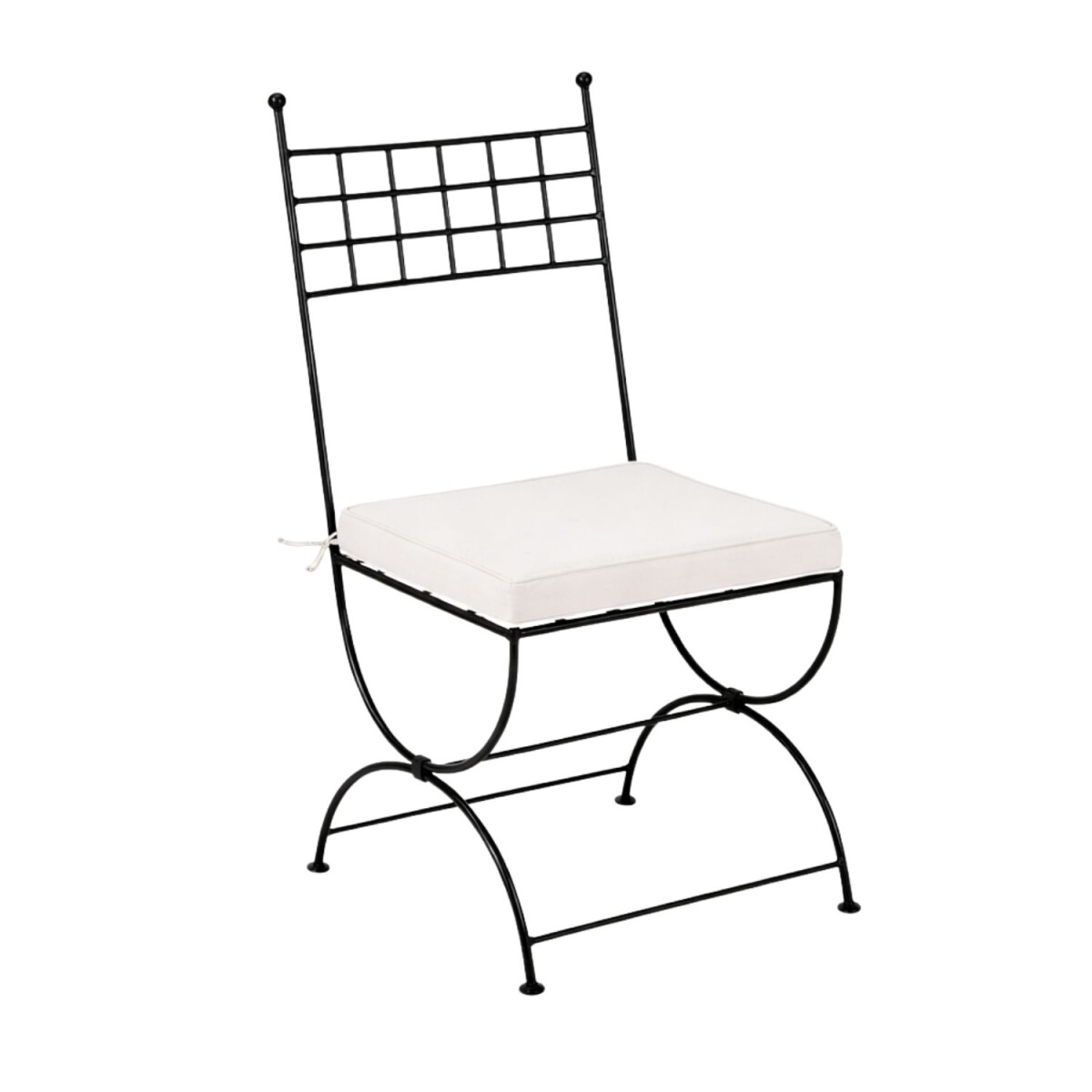 Eisenstuhl Stuhl Toledo handgeschmiedet  box