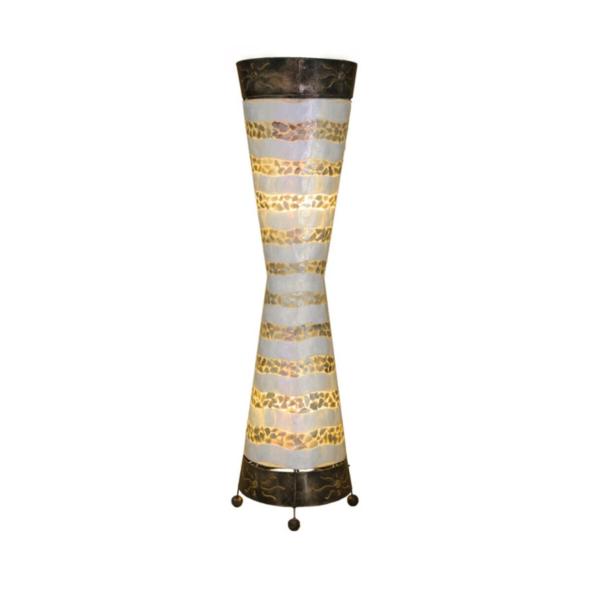 Stehlampe Leandro 100cm Capiz Muschel Me box