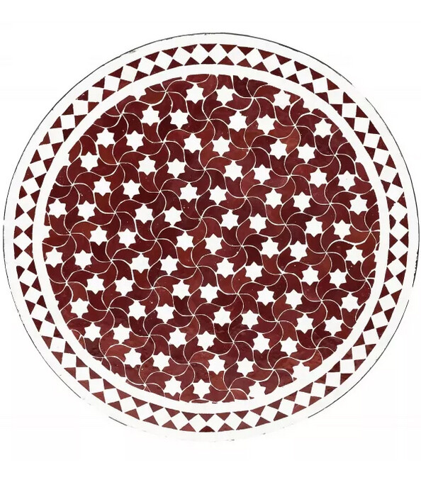 Marokkanische Mosaikplatte Estrella Bord box