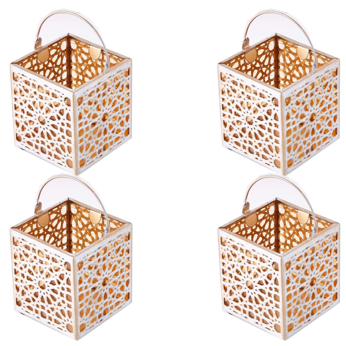 4er Set Orientalische Teelichthalter 10c box