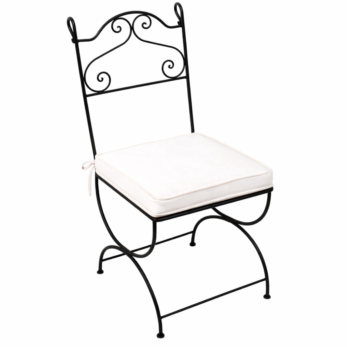 Eisenstuhl Stuhl Malaga handgeschmiedet  box